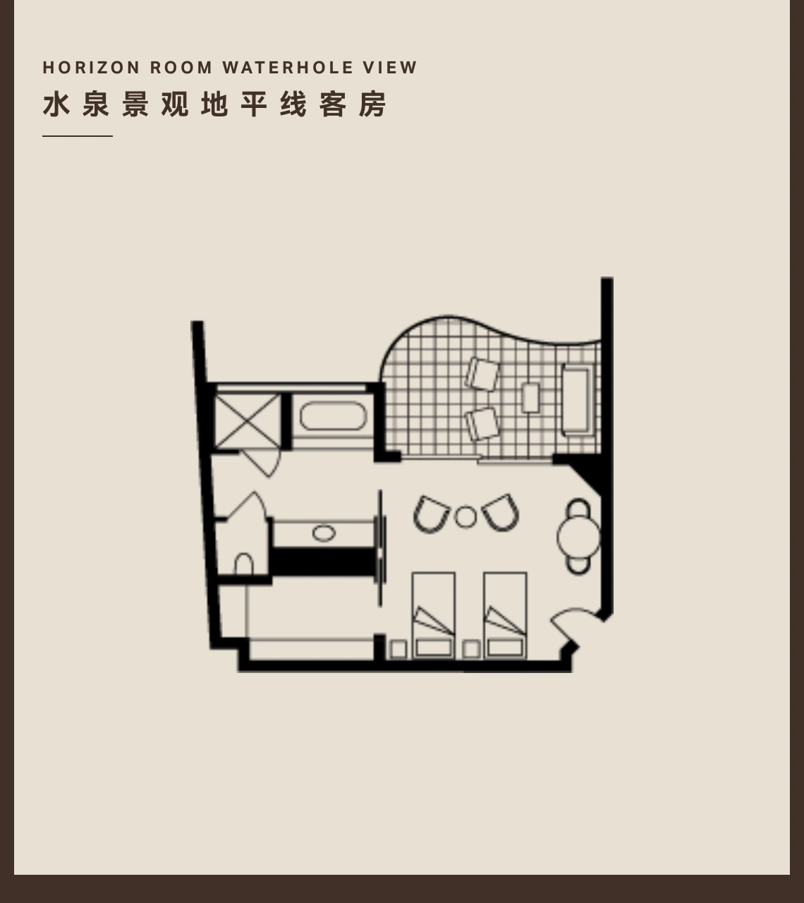 水泉景观地平线客房平面图