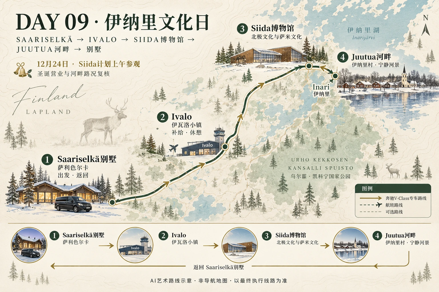 第9天行程动线示意图