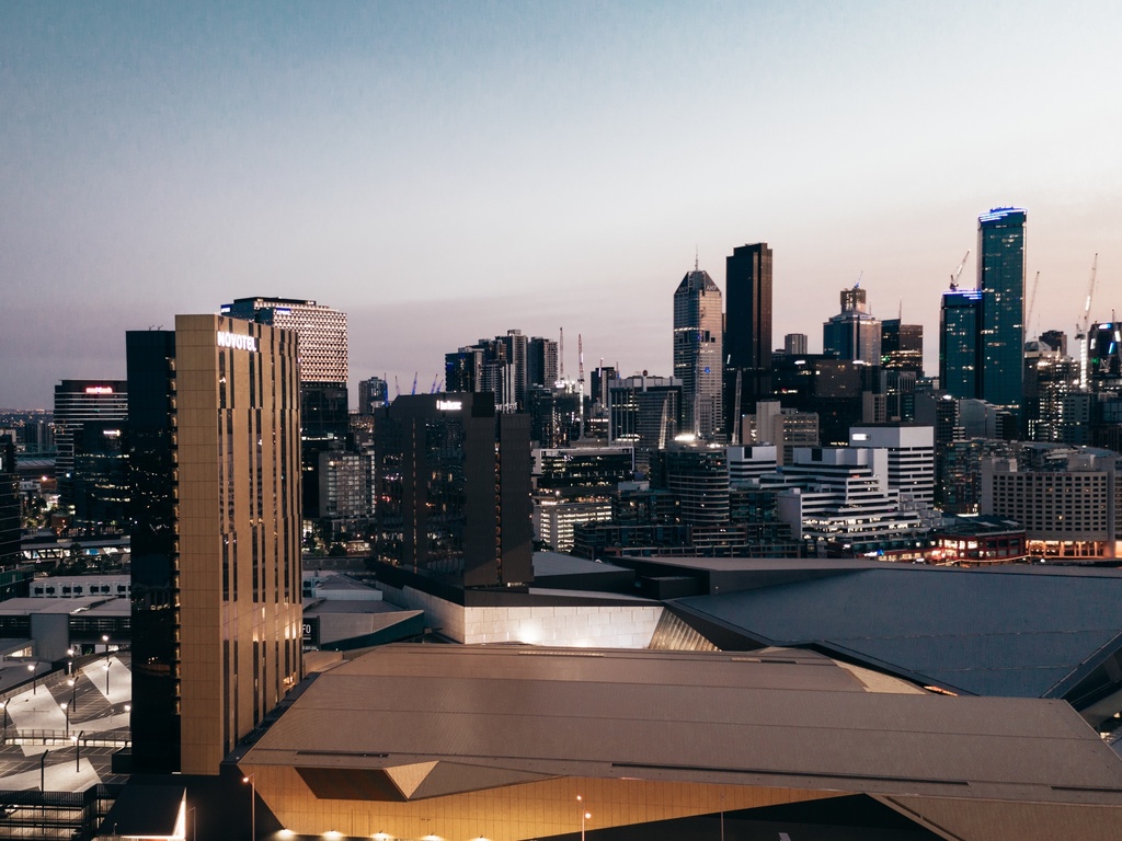 墨尔本 South Wharf 城市及酒店实景