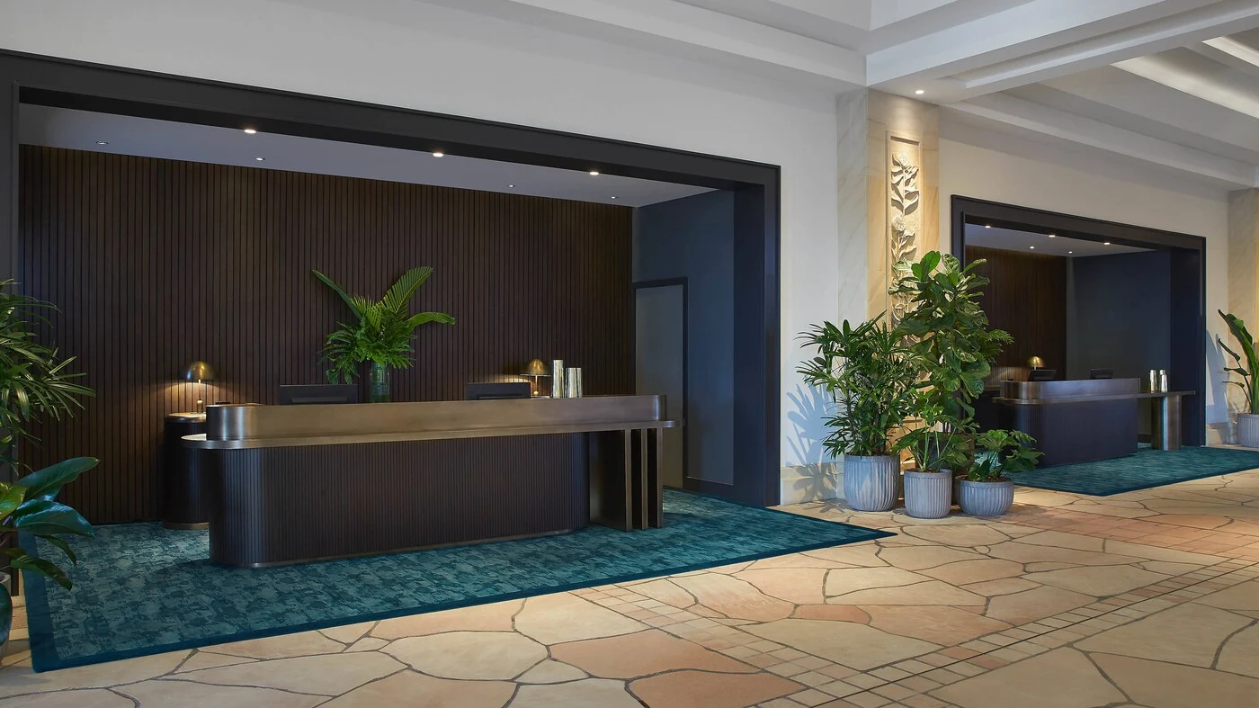 JW Marriott 黄金海岸酒店接待大堂