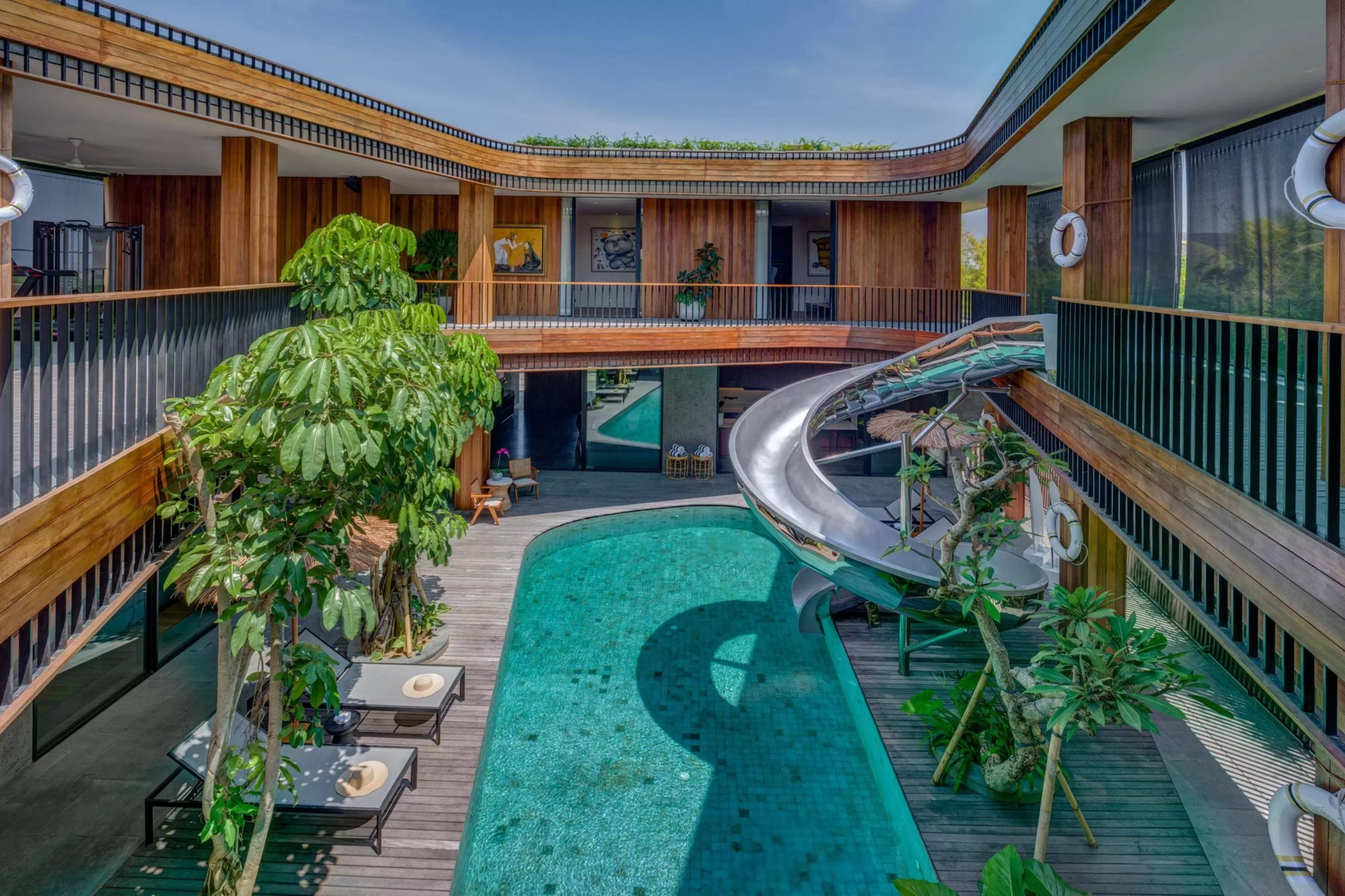 Akashi Residence · 泳池与整体景观